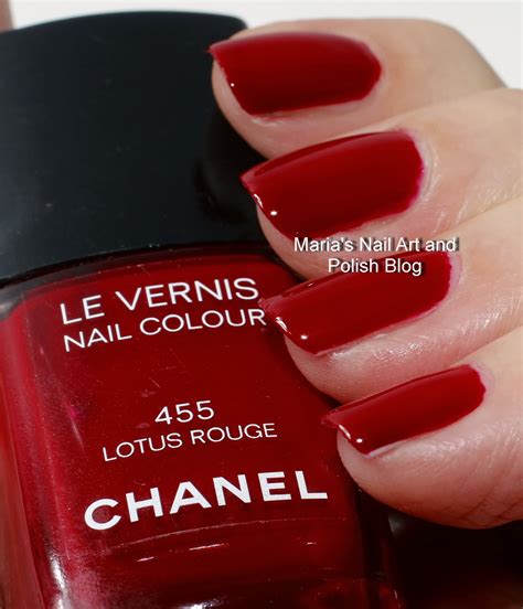 chanel lotus rouge 455